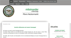 Desktop Screenshot of pfarre-neckenmarkt.at
